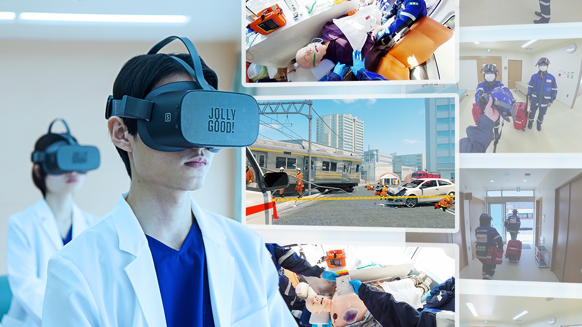 災害医療をVR再現！地震脱線事故の救急対応をVRで学習！熊本地震