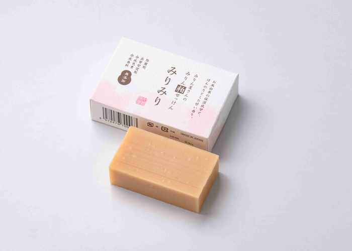 みりん屋さんのみりん粕せっけん みりみり パッケージ