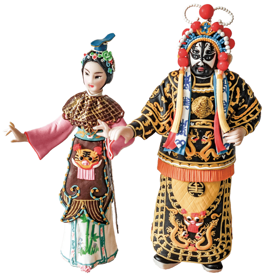 陳瑜『覇王別姫』より項羽と虞美人