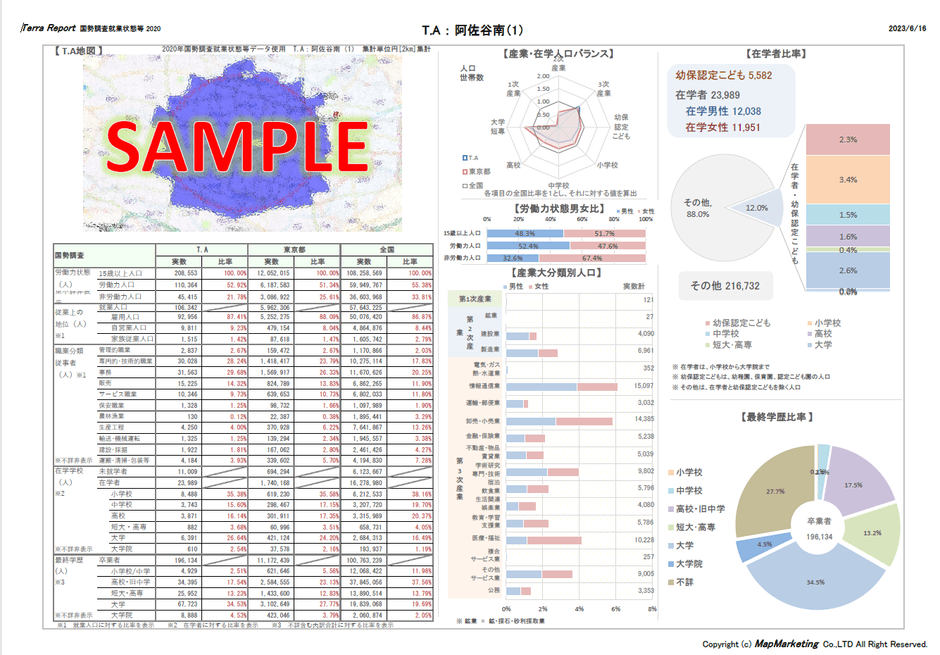 国勢調査就業状態等レポート