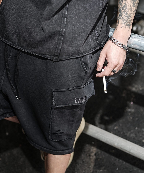 Erosion Embroidery Nosleeve