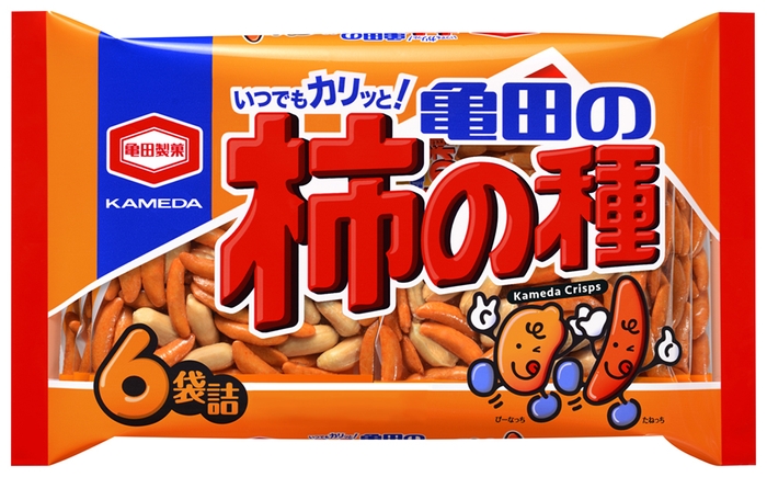 200g 亀田の柿の種6袋詰