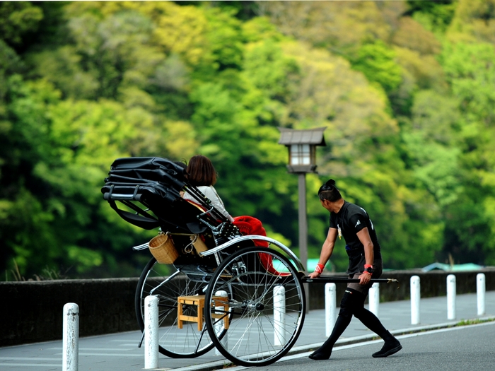 人力車による嵐山ツアーイメージ