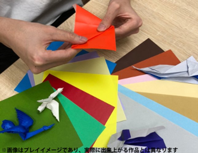 様々な紙を使って折り紙をできる！