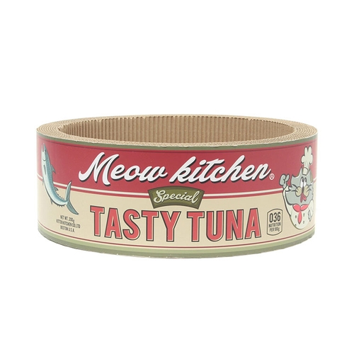 「爪とぎ Tuna Can 」価格：2,178円／サイズ：φ37×H13.3cm