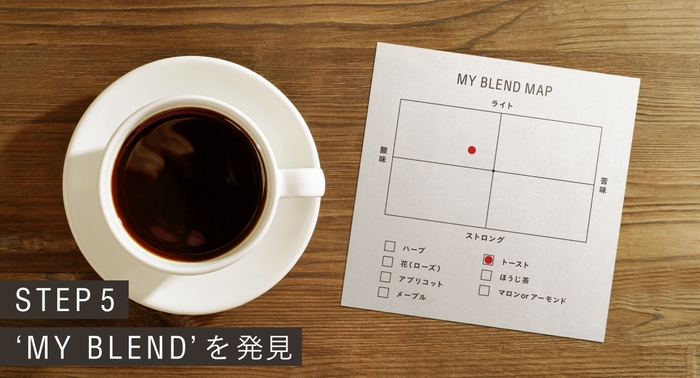 STEP5:'MY BLEND'を発見