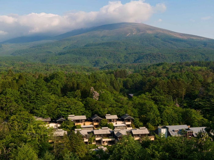 星野リゾートの環境経営を代表する施設「星のや軽井沢」