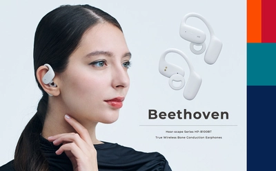 骨伝導イヤホンの常識を覆すフォルムとサウンド　 完全ワイヤレス骨伝導イヤホン「Beethoven(ベートーヴェン)」を 2024年9月13日(金)より一般販売開始