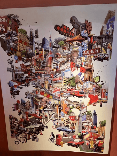 当社店舗に展示されているパリワット氏の作品