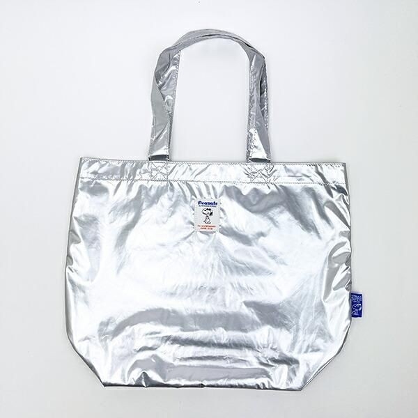 スヌーピーのメタリックバッグ