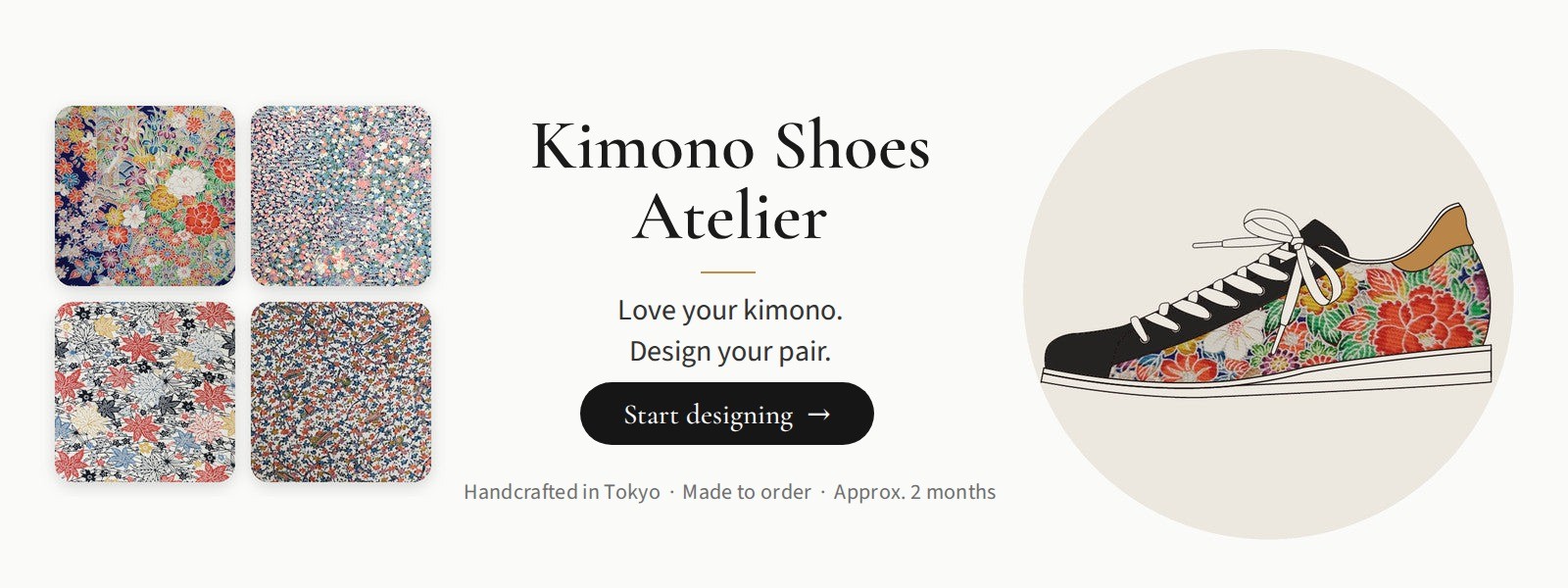 あなただけの一足をオーダーできる「Kimono Shoes Atelier」公開