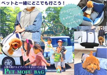 小型犬用ドライブソファキャリーバッグ「PET MOFU BAG」を GREEN FUNDINGで1月11日より先行販売