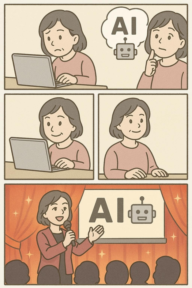 “わからない”から“教えられる”へ。 AIとの出会いが私を変えた