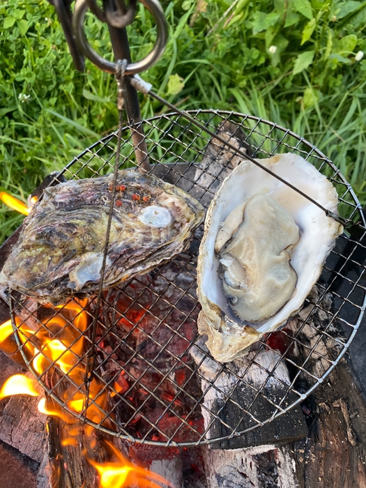 吊り調理で海鮮！