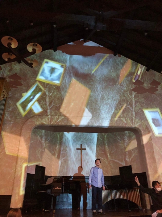 リハーサルの様子(写真中央)俳優・山本修夢