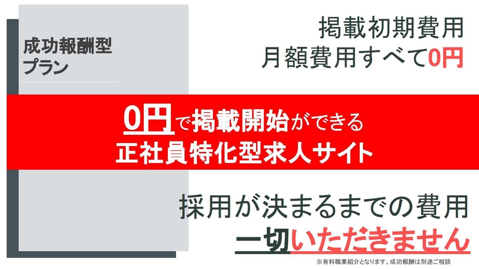 成功報酬型プラン