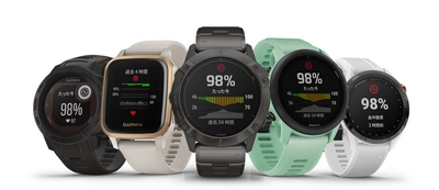 Garmin　4月27日より対象ウェアラブルデバイスで 「血中酸素トラッキング」機能の対応を開始