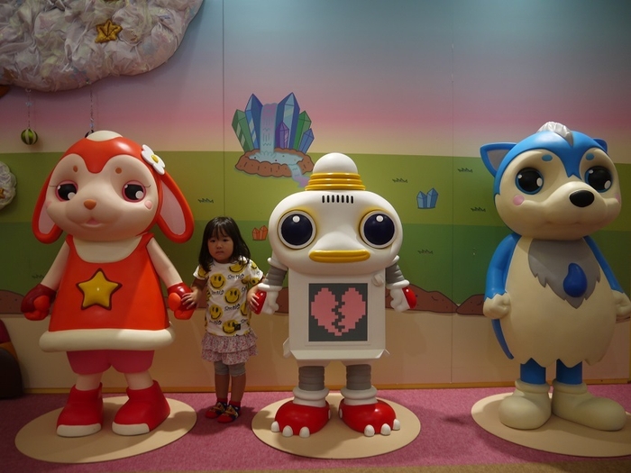 ガラピコぷ~ フォトコーナー