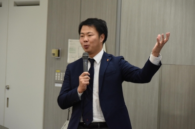 講師を務めた株式会社名古屋グランパスエイトの滝野氏