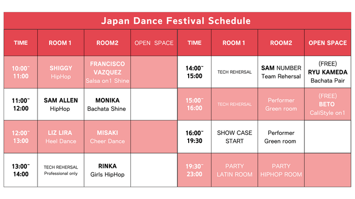 Workshop タイムスケジュール