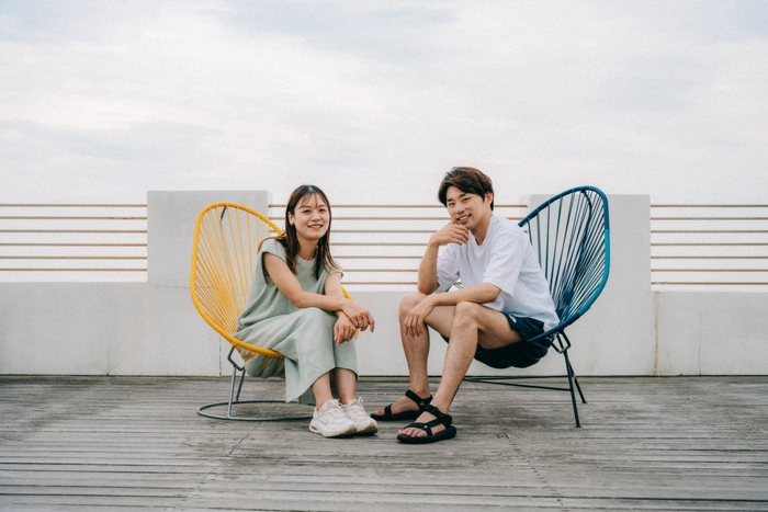 アカプルコチェア ベランダにて_2