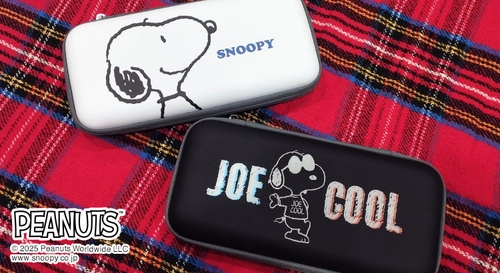 大人気「スヌーピー」デザインのSwitch2用ポーチ新登場！2025年11月下旬発売予定