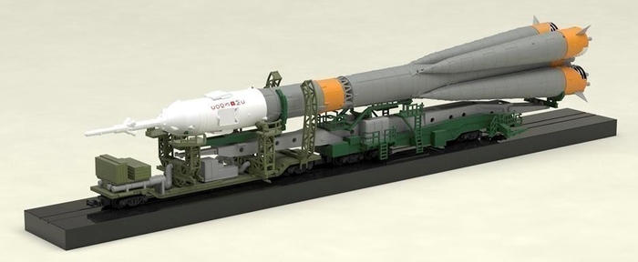 ソユーズロケット+搬送列車 画像009