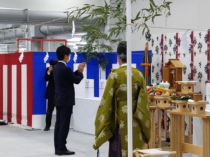 竣工式 神事の様子