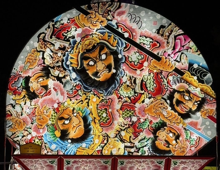 ▲山谷さん制作の黒石ねぷた