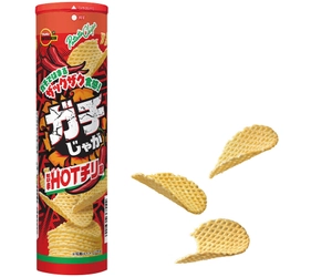ブルボン、噛み心地、食べ応え抜群のポテトチップス 「ガチじゃが旨辛HOTチリ味」を期間限定で 6月16日(火)に新発売！