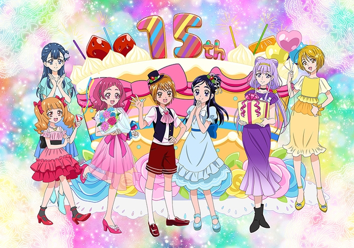 プリキュア15周年×マルイAnniversary Shop キービジュアル