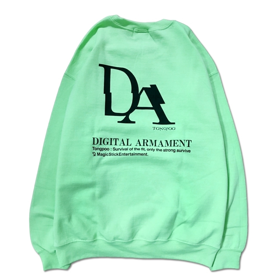 DA CREW SWEAT(MINT GREEN) 10,000円(税抜)