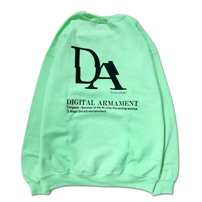 DA CREW SWEAT(MINT GREEN) 10,000円(税抜)