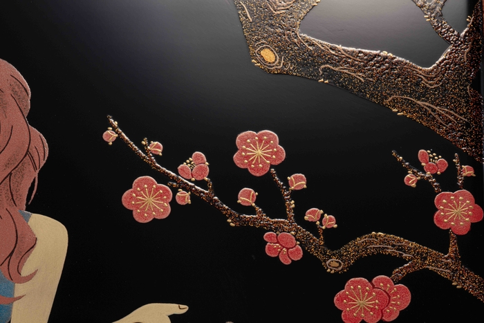 輪島塗 本蒔絵 峰不二子 詳細