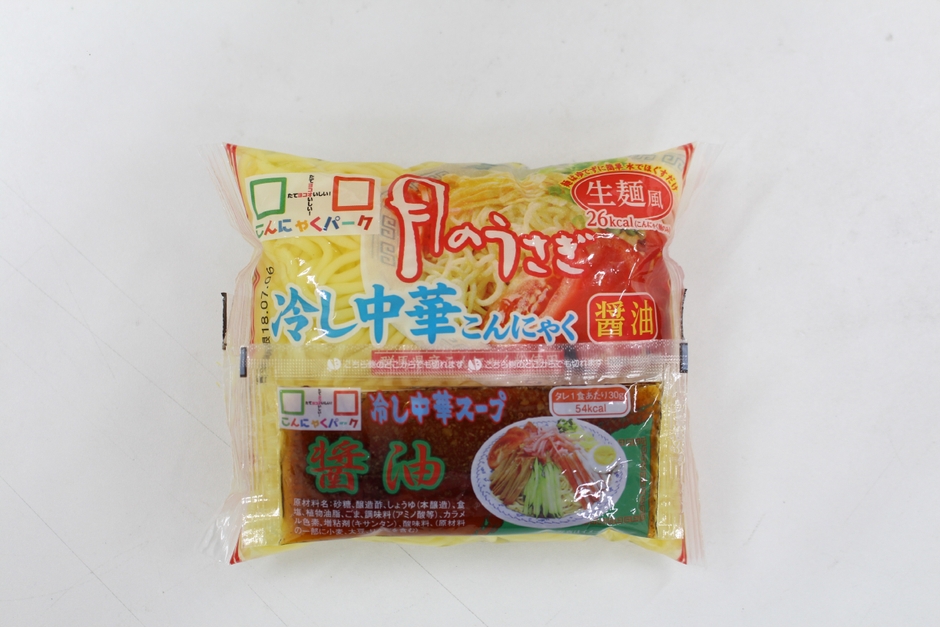 先着500名様プレゼント商品「月のうさぎ 冷やし中華こんにゃく・醤油」