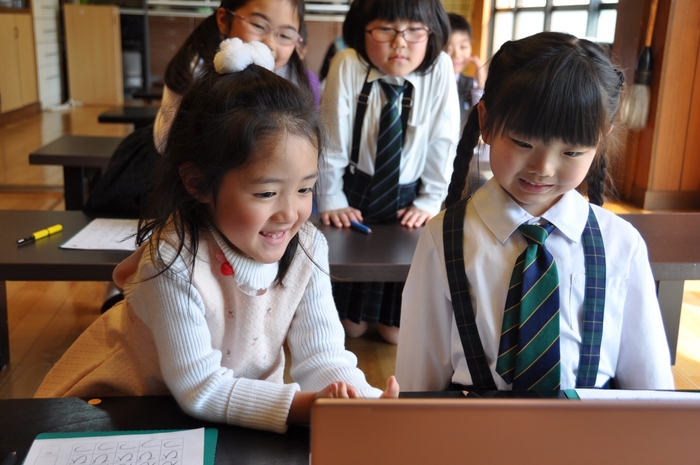 学習している様子4