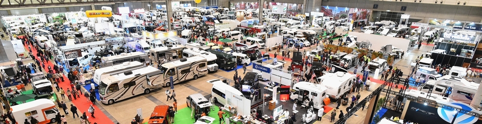 ジャパン キャンピングカーショーの様子