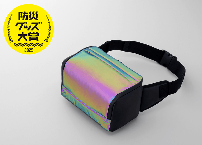 ゲーミング防災バッグ5L受賞ロゴ付き