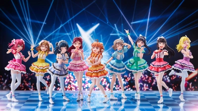 「ラブライブ！サンシャイン!!」5周年を記念した一番くじが登場！ 楽曲「想いよひとつになれ」衣装のAqours9人を 初リアルフィギュア化