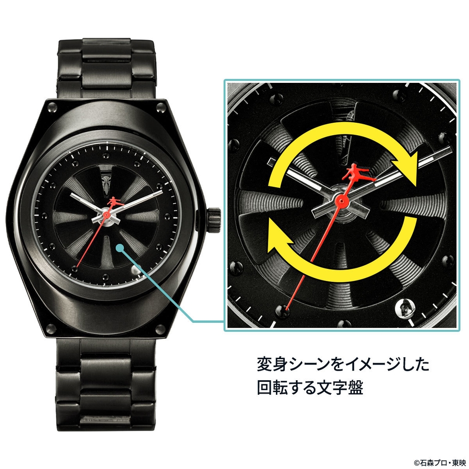 回転する文字盤