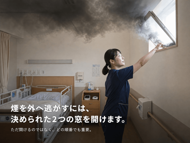 “逃げ道がある”だけでは守れない 介護施設のための煙対策認定サービス開始 6