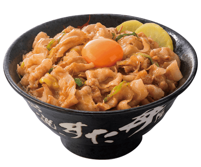 【不動の人気No.1】すた丼 630円(税込/生玉子・味噌汁付)