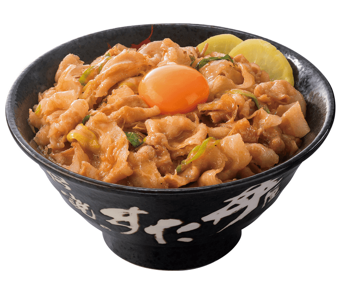 【不動の人気No.1】すた丼 630円(税込/生玉子・味噌汁付)
