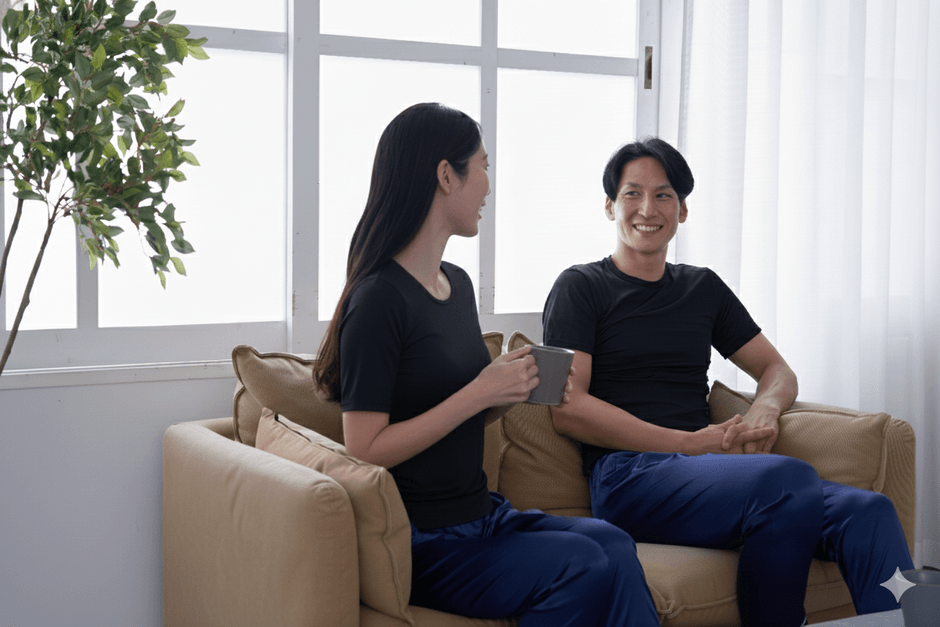 男女モデル着用画像