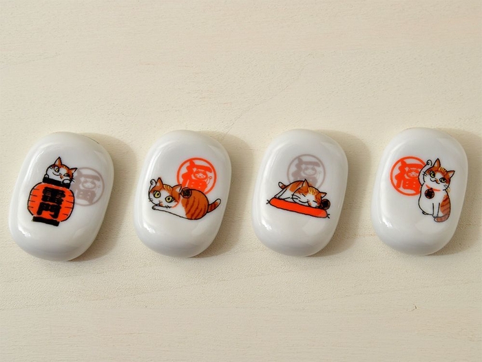 開運福猫太郎グッズ 開運箸置き