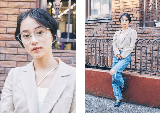 着用:ZA231018_11A1 ¥11,100(税込・セットレンズ代込)