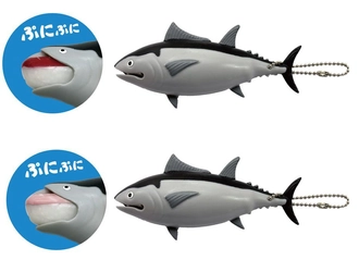 マグロの口から寿司が飛び出す！？ぷにぷに触感の新感覚トイ　 「ぷにで～る マグロ寿司(赤身・トロ)」2026年2月中旬発売