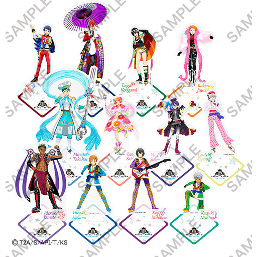 アクリルスタンド(全12種) 各1,320円(税込)