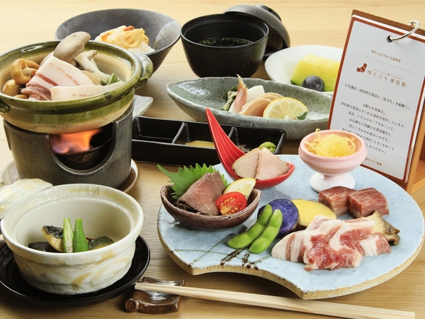 鉄板料理や津和野の旬の食材を味わう<お食事>