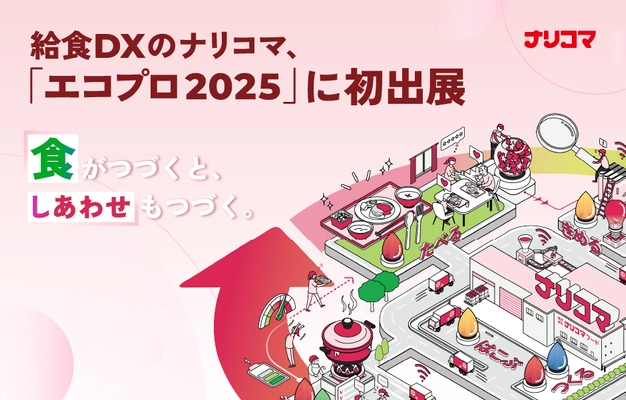 給食DXのナリコマ、「エコプロ2025」に初出展